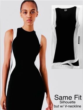 NWT Black and White Dress